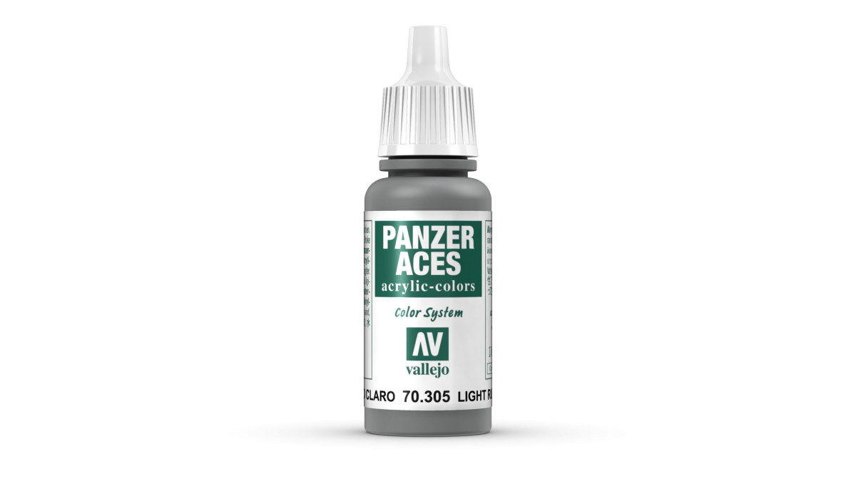 Peinture acrylique Prince August Panzer Aces - flacon 17 ml - Panzer Aces Caoutchouc Clair