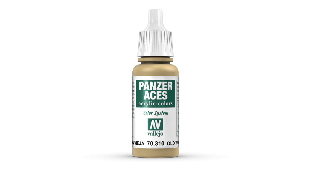 Peinture acrylique Prince August Panzer Aces - flacon 17 ml - Panzer Aces Vieux Bois