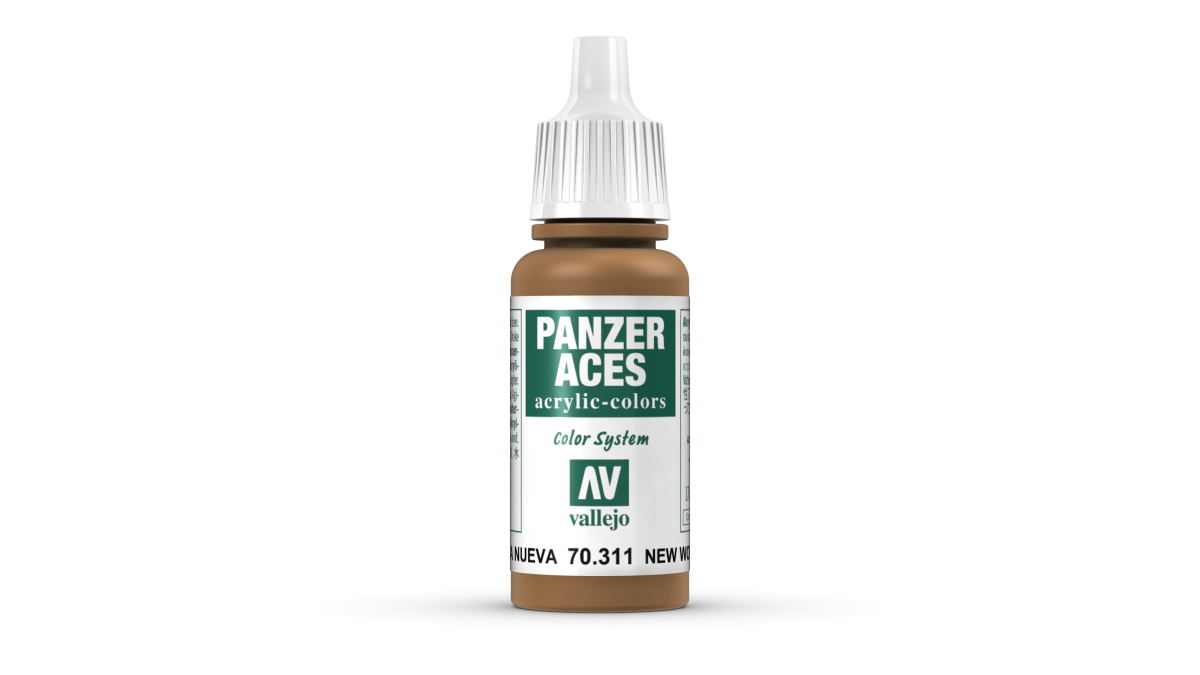Peinture acrylique Prince August Panzer Aces - flacon 17 ml - Panzer Aces Bois Neuf
