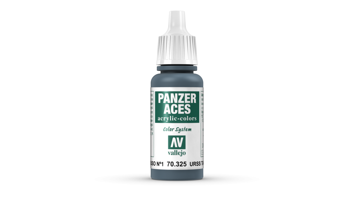 Peinture acrylique Prince August Panzer Aces - flacon 17 ml - Panzer Aces Equipage de Char Russe I