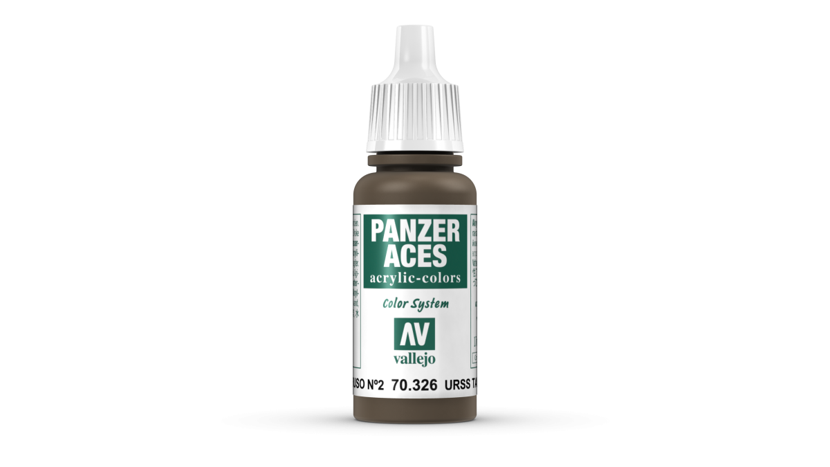 Peinture acrylique Prince August Panzer Aces - flacon 17 ml - Panzer Aces Equipage de Char Russe II