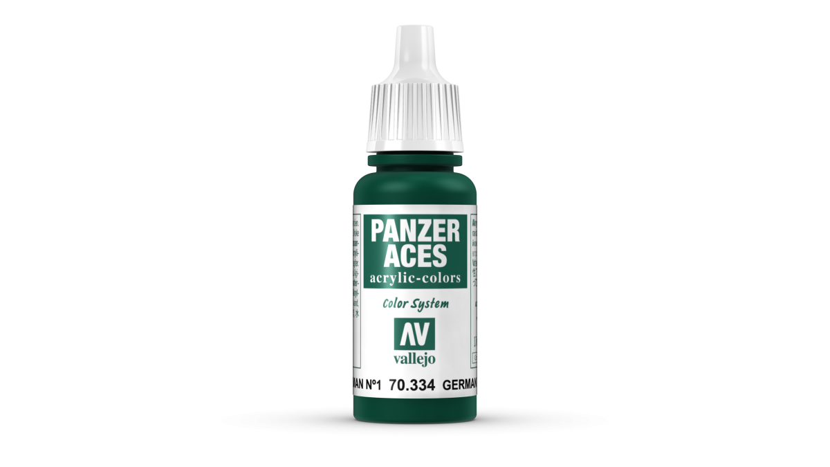 Peinture acrylique Prince August Panzer Aces - flacon 17 ml - Panzer Aces Equip.Char All. I (Feldgrau)