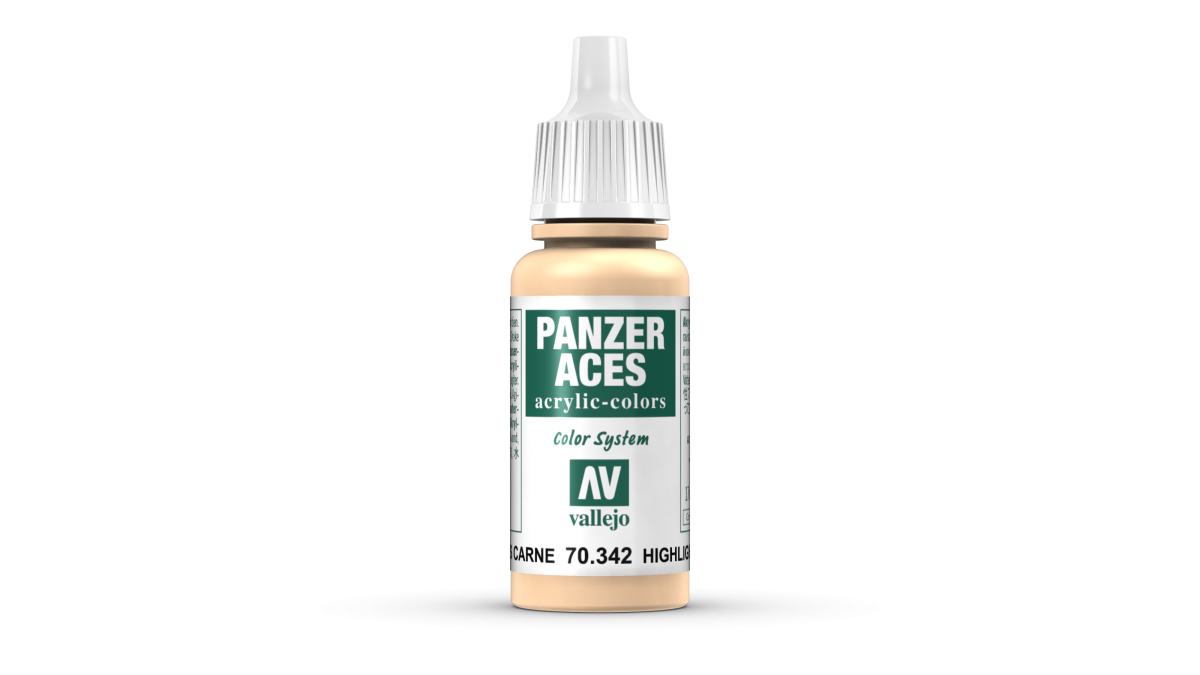 Peinture acrylique Prince August Panzer Aces - flacon 17 ml - Panzer Aces Eclairci Chair