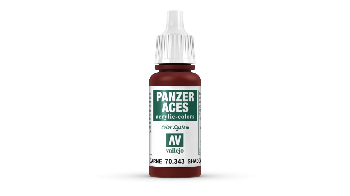 Peinture acrylique Prince August Panzer Aces - flacon 17 ml - Panzer Aces Ombrage Chair