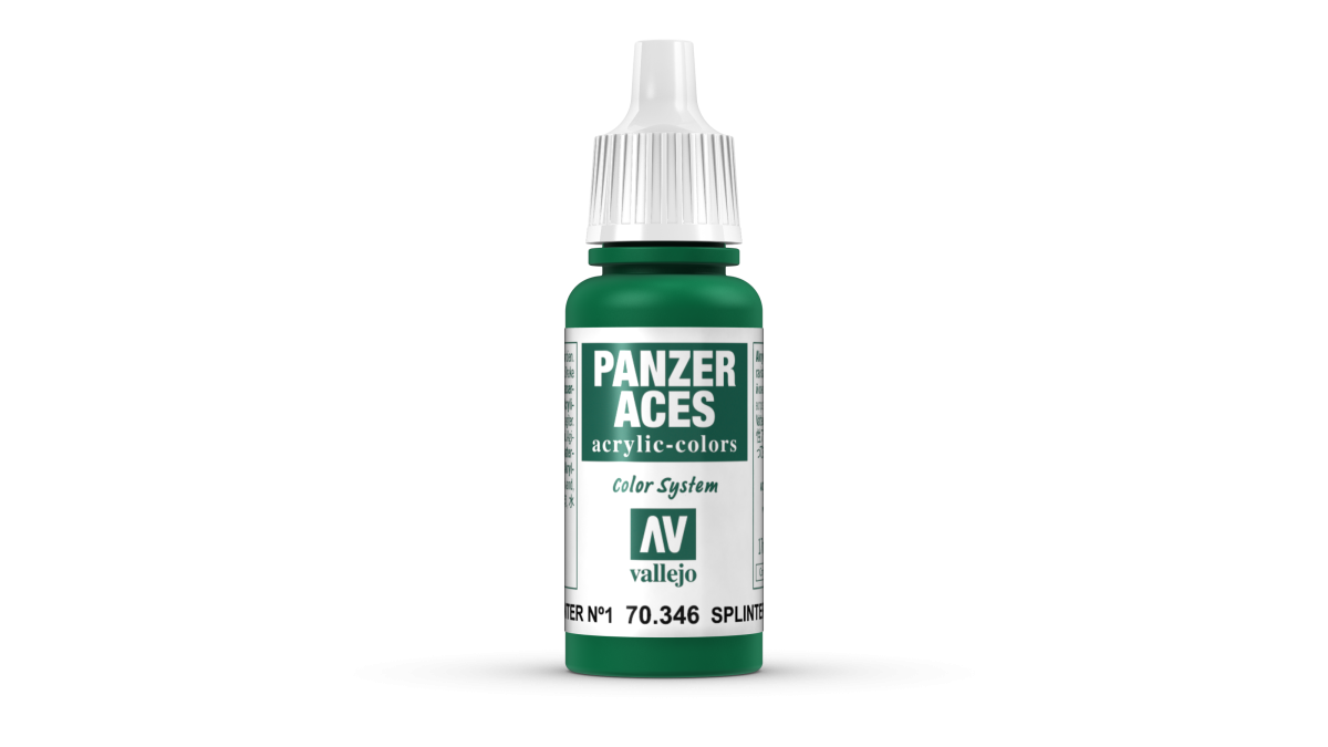 Peinture acrylique Prince August Panzer Aces - flacon 17 ml - Panzer Aces Taches Splinter I