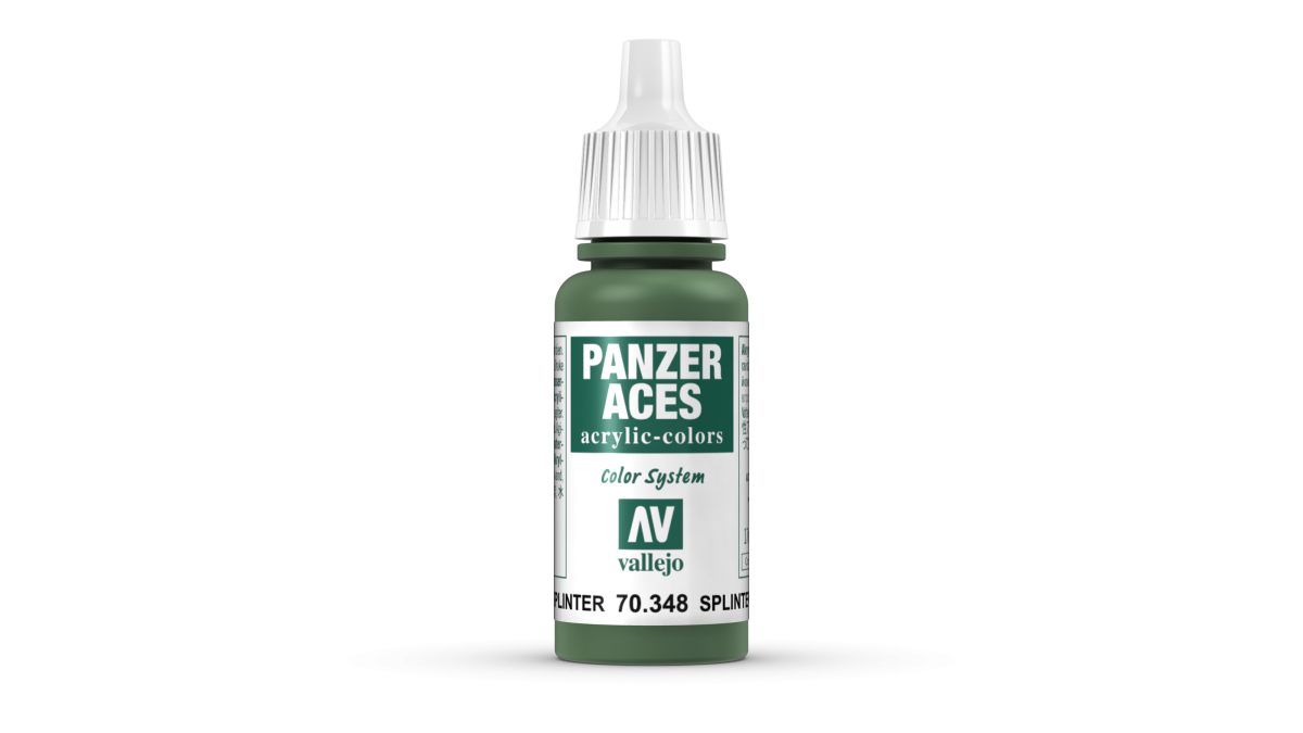 Peinture acrylique Prince August Panzer Aces - flacon 17 ml - Panzer Aces Lignes Splinter