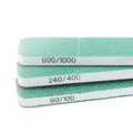 Prince August - T04001- 3 blocs de ponçage 90x19x6mm double face & double grain
