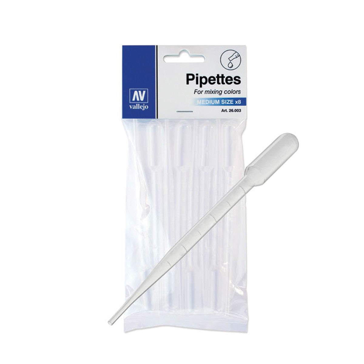 Prince August - Pipettes Moyennes 3ml x8