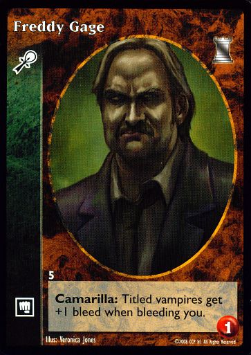 Freddy Gage [KoT set] - VTES CCG
