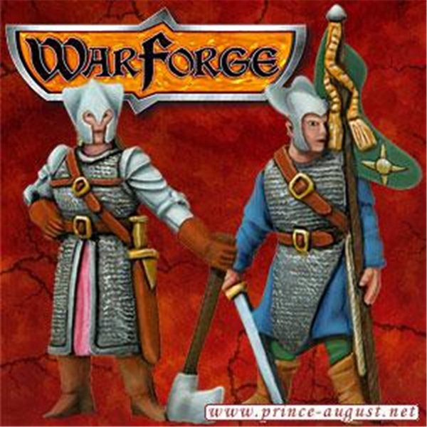Prince August - 625 Hauts Elfes Capitaine & Garde du Corps - 25 mm