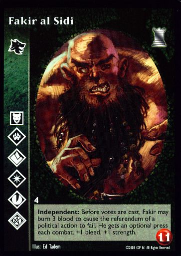 Fakir al Sidi [KoT set] - VTES CCG