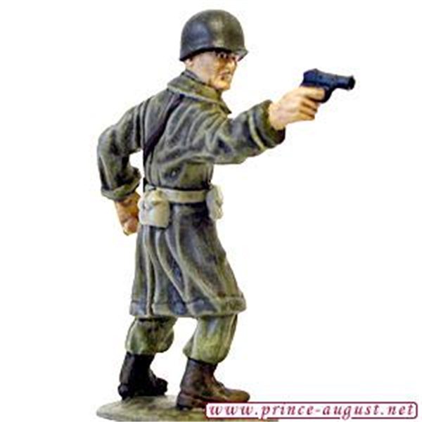 Prince August - W2109 USA Officier avec Pistolet - 54 mm