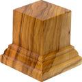 Prince August - Socle carré L.4 x l.4 x H.5cm Olivier