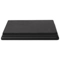 Prince August - Socle rectangulaire L.17 x l.12 x H.2cm Noir