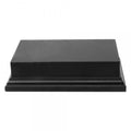 Prince August - Socle rectangulaire L.16.5 x l.11.5cm x H.5.5cm Noir