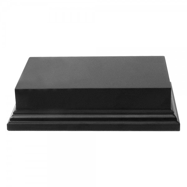 Prince August - Socle rectangulaire L.16.5 x l.11.5cm x H.5.5cm Noir