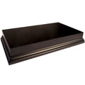 Prince August - Socle rectangulaire L.16.5 x l.11.5cm x H.5.5cm Noir