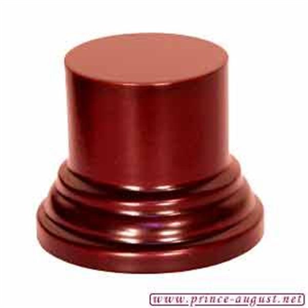 Prince August - Socle rond ⌀3.5 x H.4cm Acajou