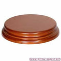 Prince August - Socle rond ⌀11.5 x H.2.3cm Noisette