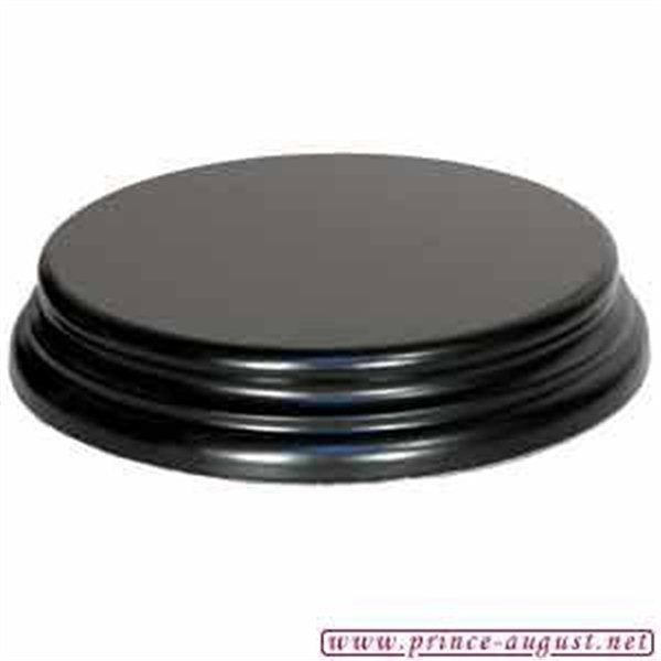 Prince August - Socle rond ⌀11.5 x H.2.3cm Noir