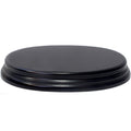 Prince August - Socle ovale L.17.5 x l.11.5 x H.2.5cm Noir