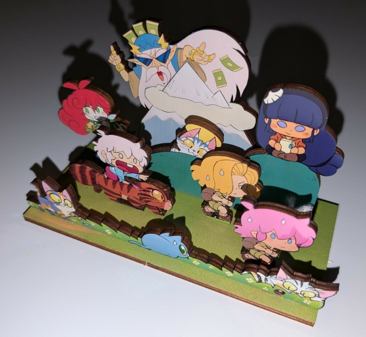 Diorama en bois Maliki "la grosse moula"