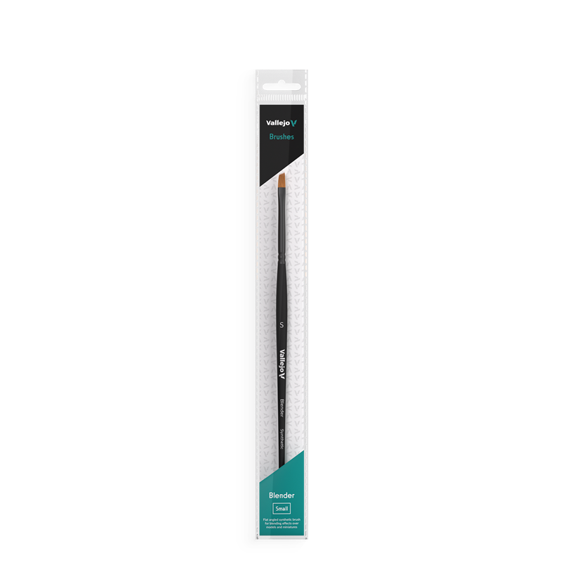 Prince August - Flat Angled Synthetic Brush Small