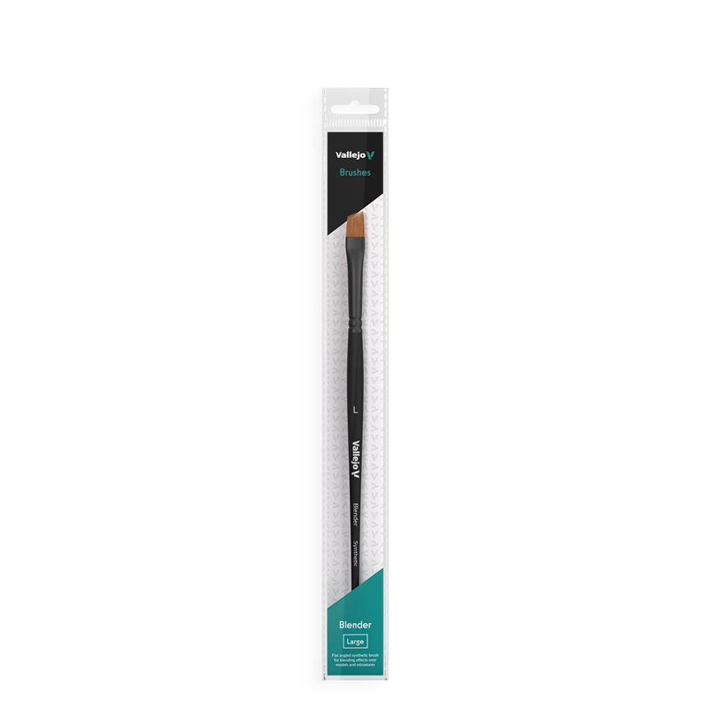 Prince August - Flat Angled Synthetic Brush Large