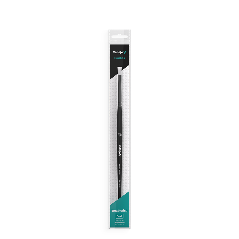 Prince August - Weathering Flat Synthetic Brush Small (4)