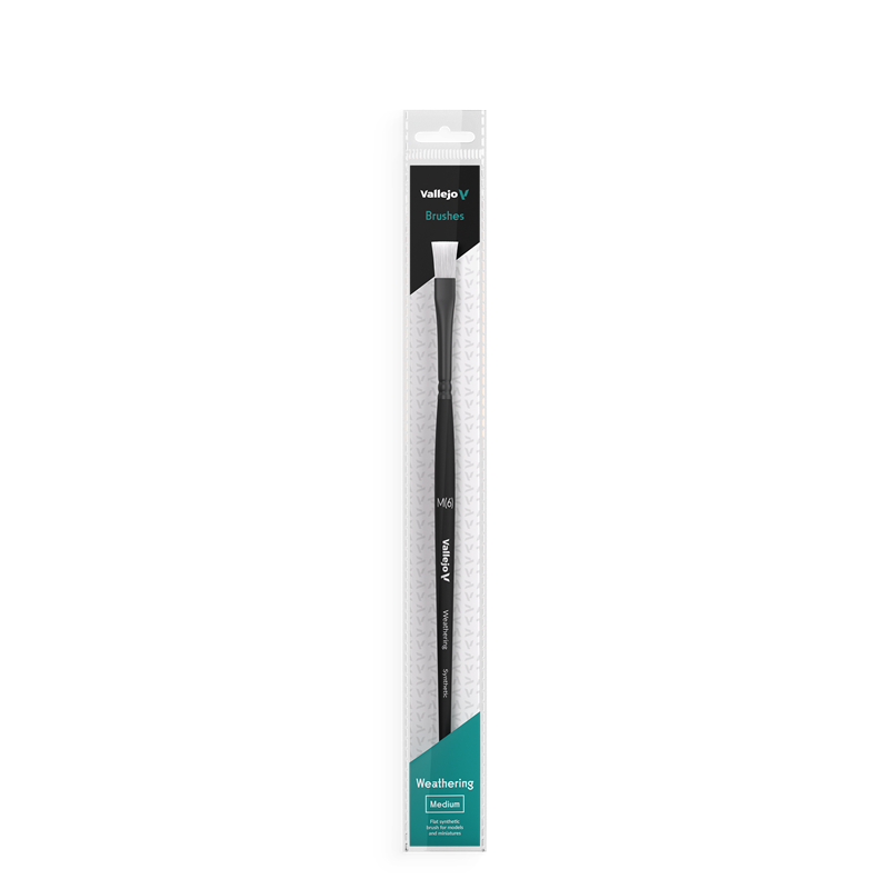 Prince August - Weathering Flat Synthetic Brush Medium (6)