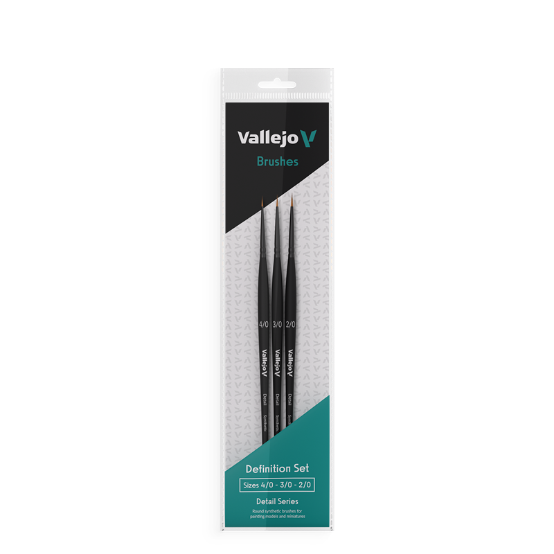 Prince August - Definition Set Synthetic fibers (Sizes 4/0, 3/0 & 2/0)