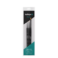 Prince August - Starter Set (Round No.1 & 3/0 Triangular Handle, Flat No.4, synthetics)
