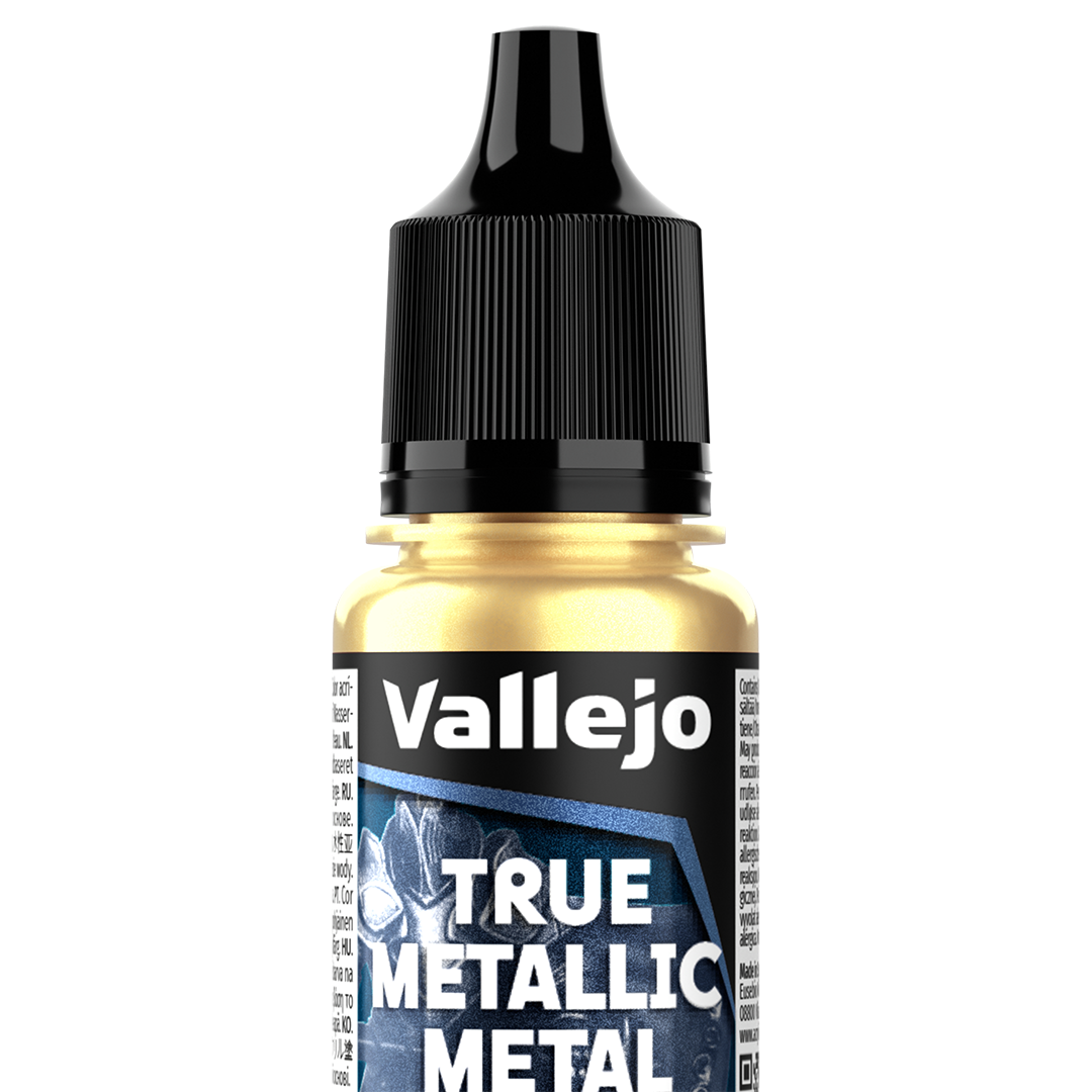 Peinture acrylique Prince August TMM - flacon 18 ml - TMM LIGHT 116 - Or vert