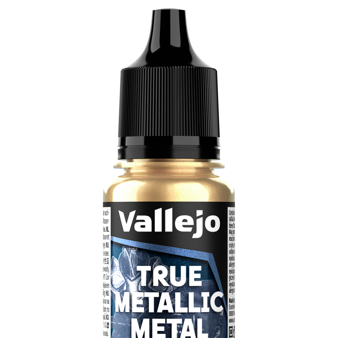 Peinture acrylique Prince August TMM - flacon 18 ml - TMM LIGHT 117 - Or arcanique