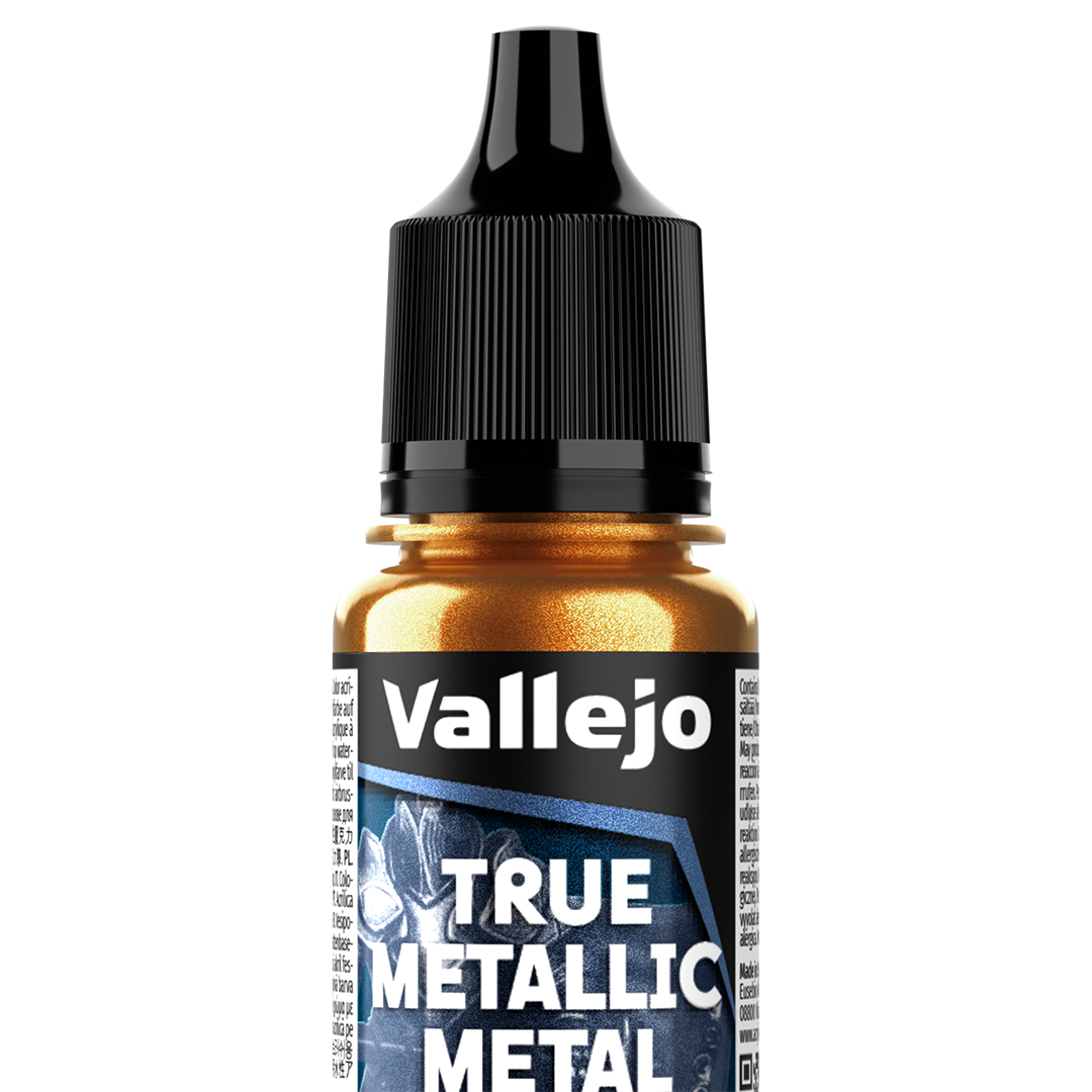 Peinture acrylique Prince August TMM - flacon 18 ml - TMM AIRBRUSH 163 - Or impérial