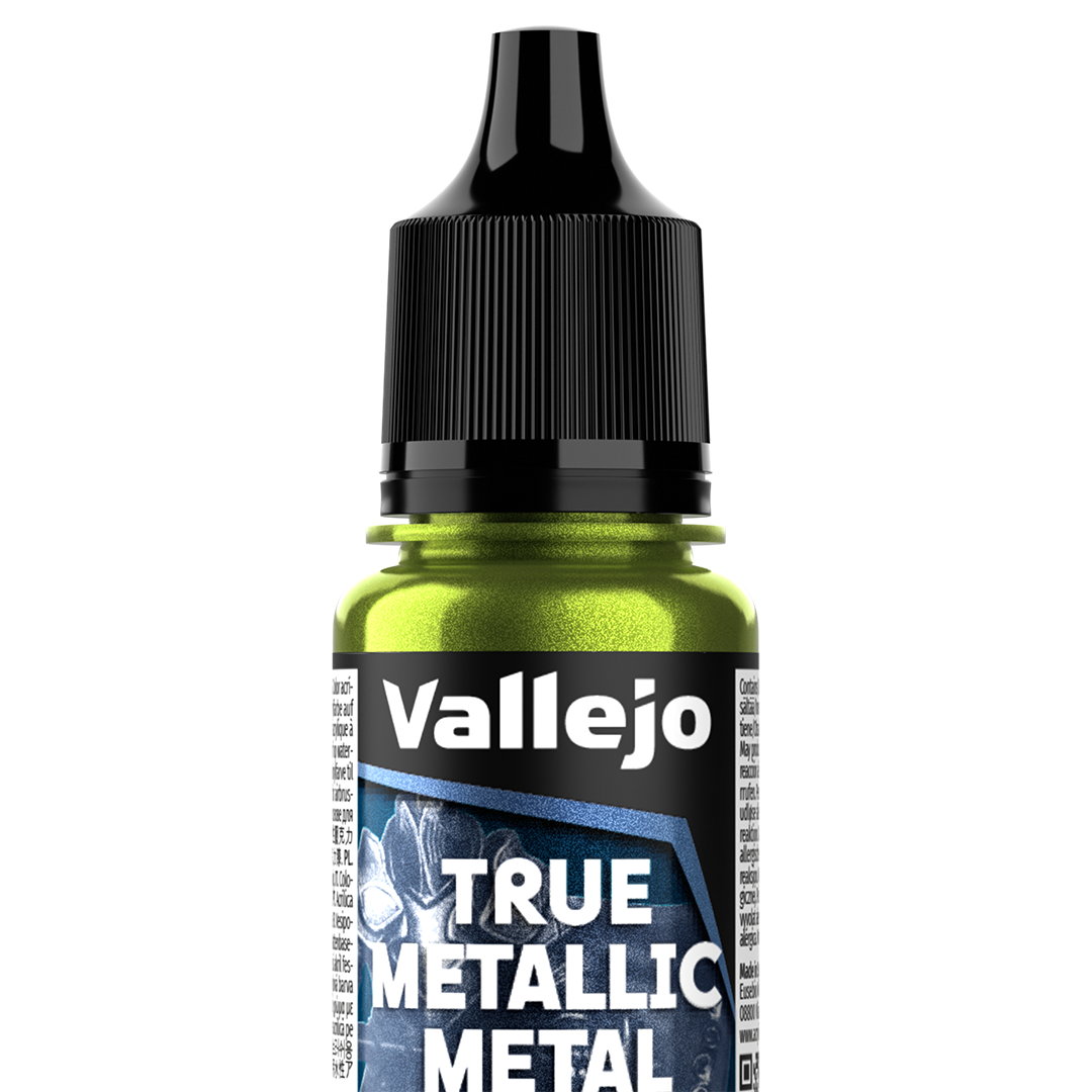 Peinture acrylique Prince August TMM - flacon 18 ml - TMM AIRBRUSH 175 - Vert ambre