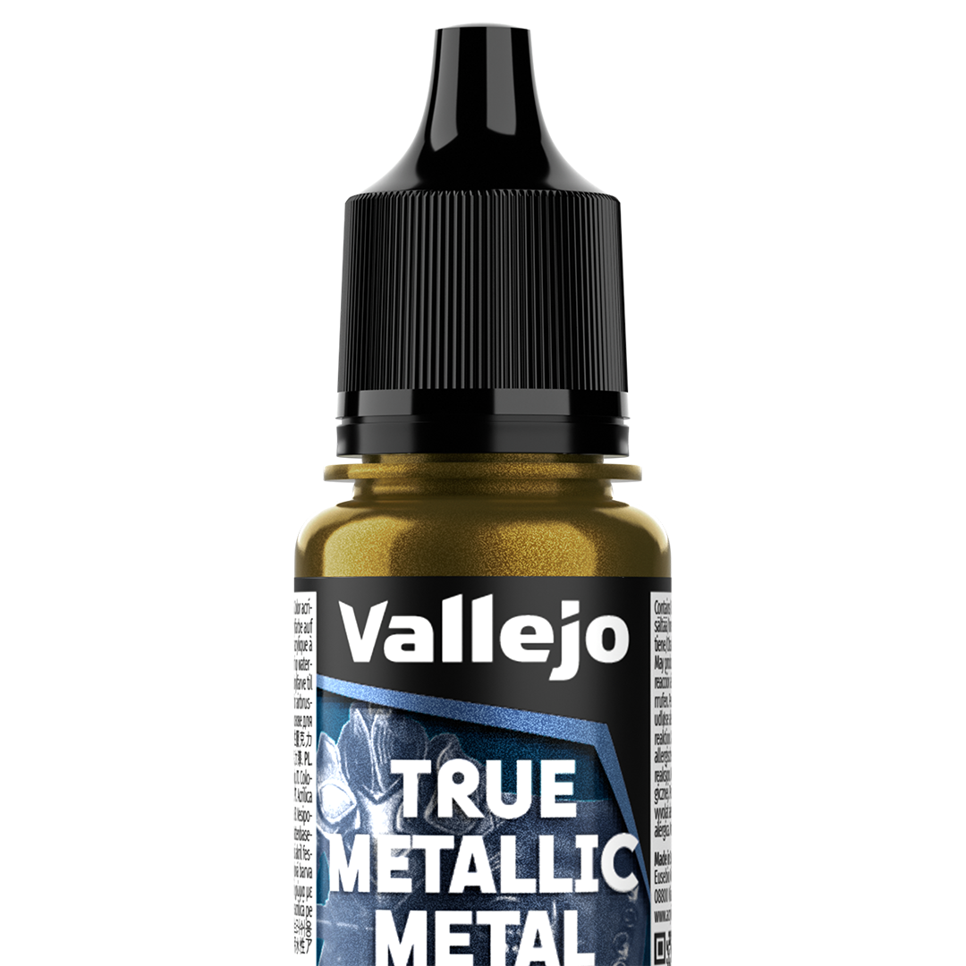 Peinture acrylique Prince August TMM - flacon 18 ml - TMM AIRBRUSH 176 - Or vert
