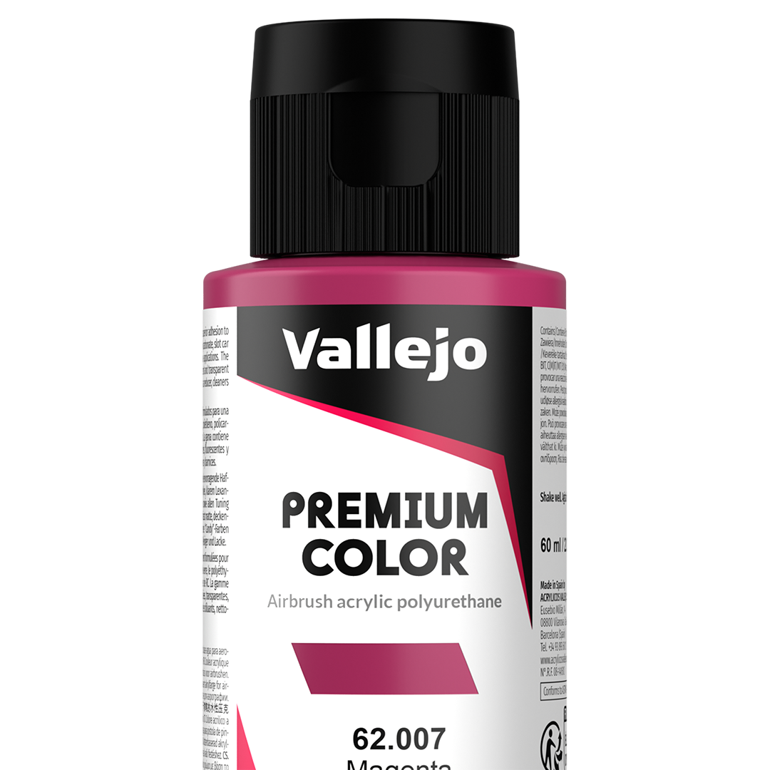 Peinture acrylique Prince August Premium - flacon 60 ml - Premium Opaque - Magenta - Magenta
