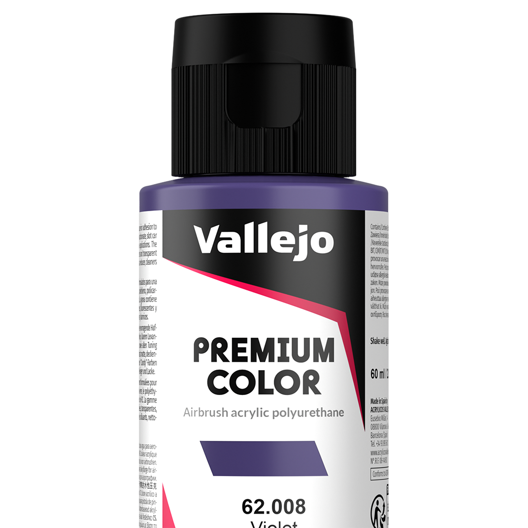 Peinture acrylique Prince August Premium - flacon 60 ml - Premium Opaque - Violet - Violet