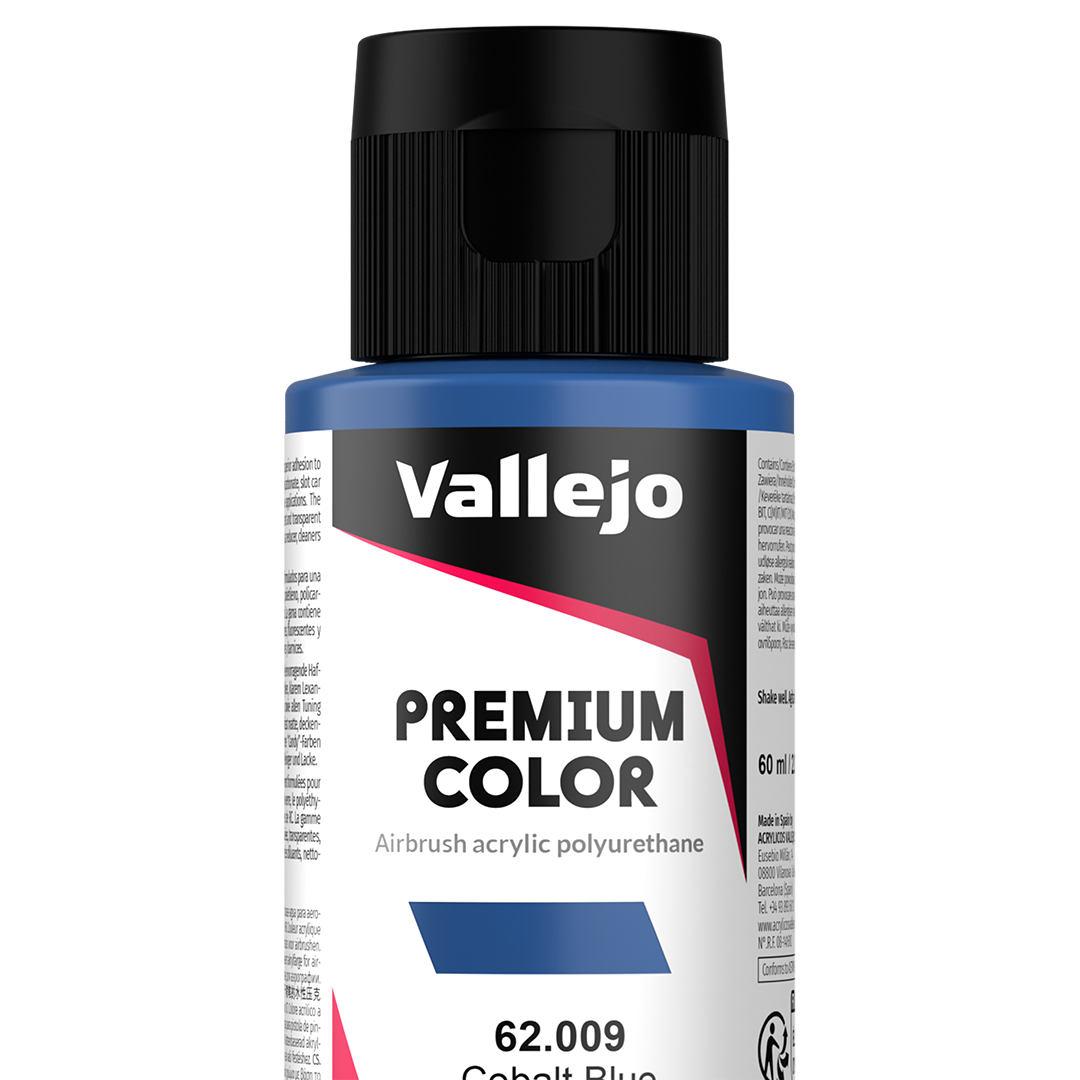 Peinture acrylique Prince August Premium - flacon 60 ml - Premium Opaque - Cobalt Blue - Bleu Cobalt