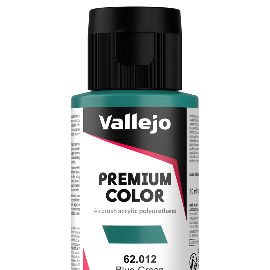 Peinture acrylique Prince August Premium - flacon 60 ml - Premium Opaque - Blue Green - Bleu Vert