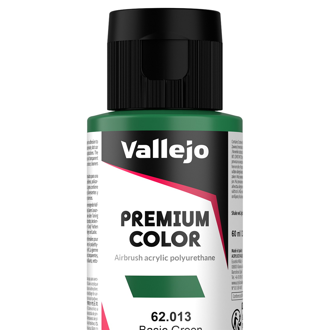 Apprêt Prince August Premium - flacon 60 ml - Premium Opaque - Basic Green - Vert de Base