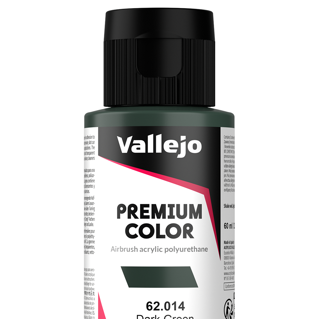 Peinture acrylique Prince August Premium - flacon 60 ml - Premium Opaque - Dark Green - Vert Foncé