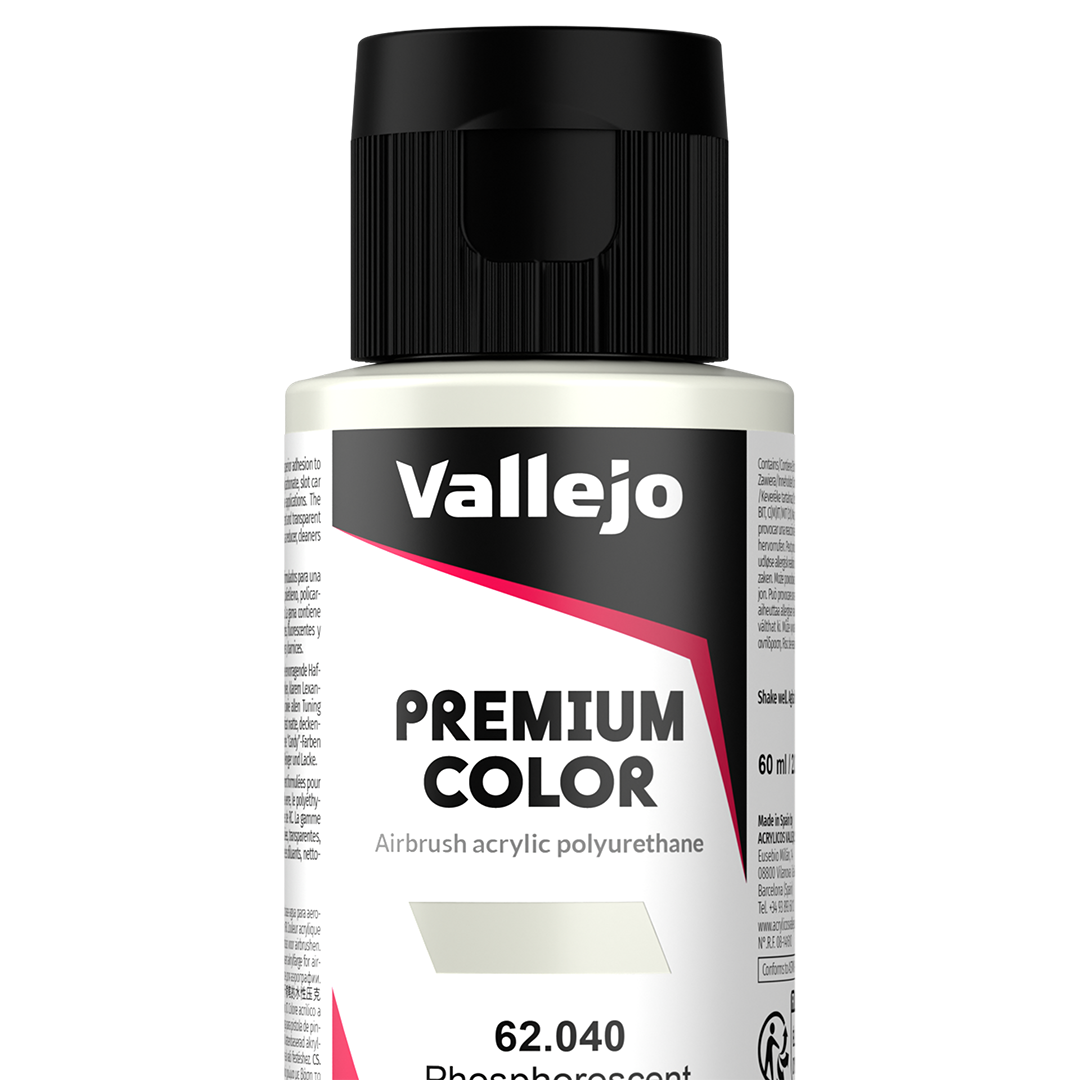 Peinture acrylique Prince August Premium - flacon 60 ml - Premium Fluorescent - Phosphorescent - Phosphorescent