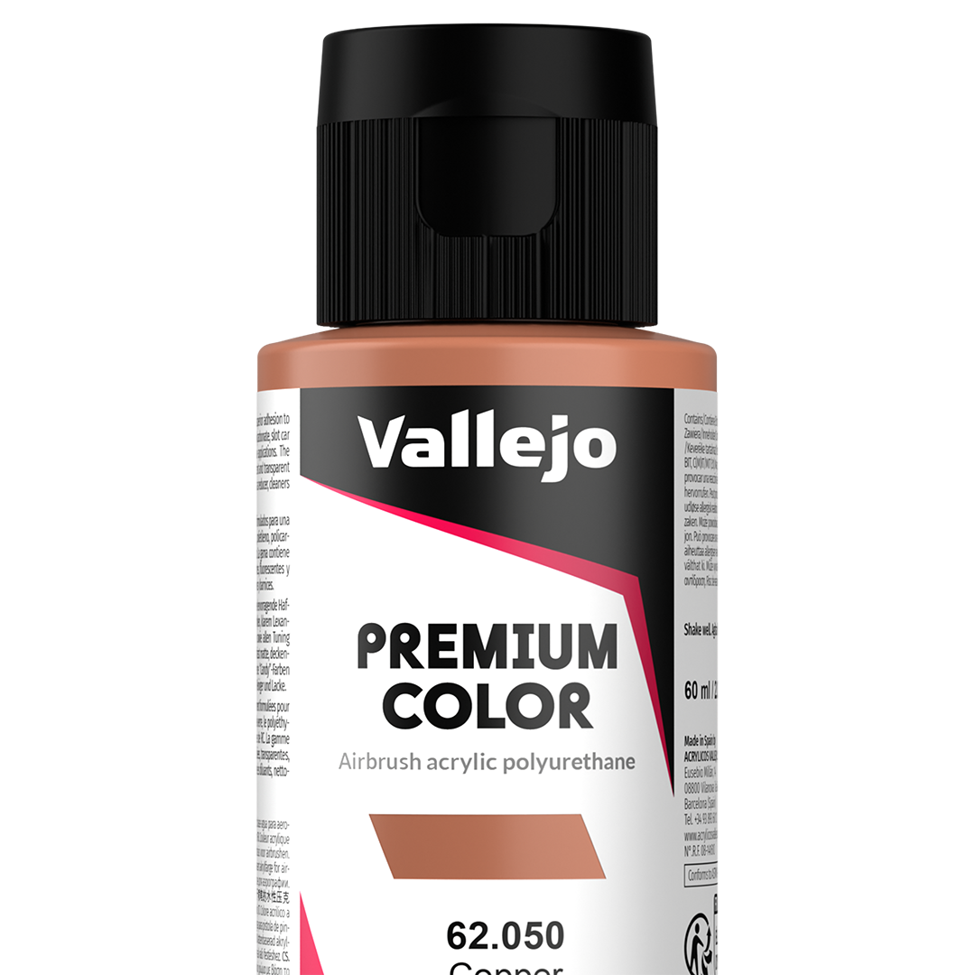 Peinture acrylique Prince August Premium - flacon 60 ml - Premium Métallique - Copper - Cuivre