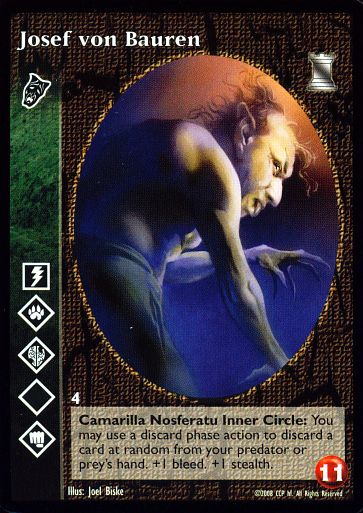 Josef von Bauren [KoT set] - VTES CCG
