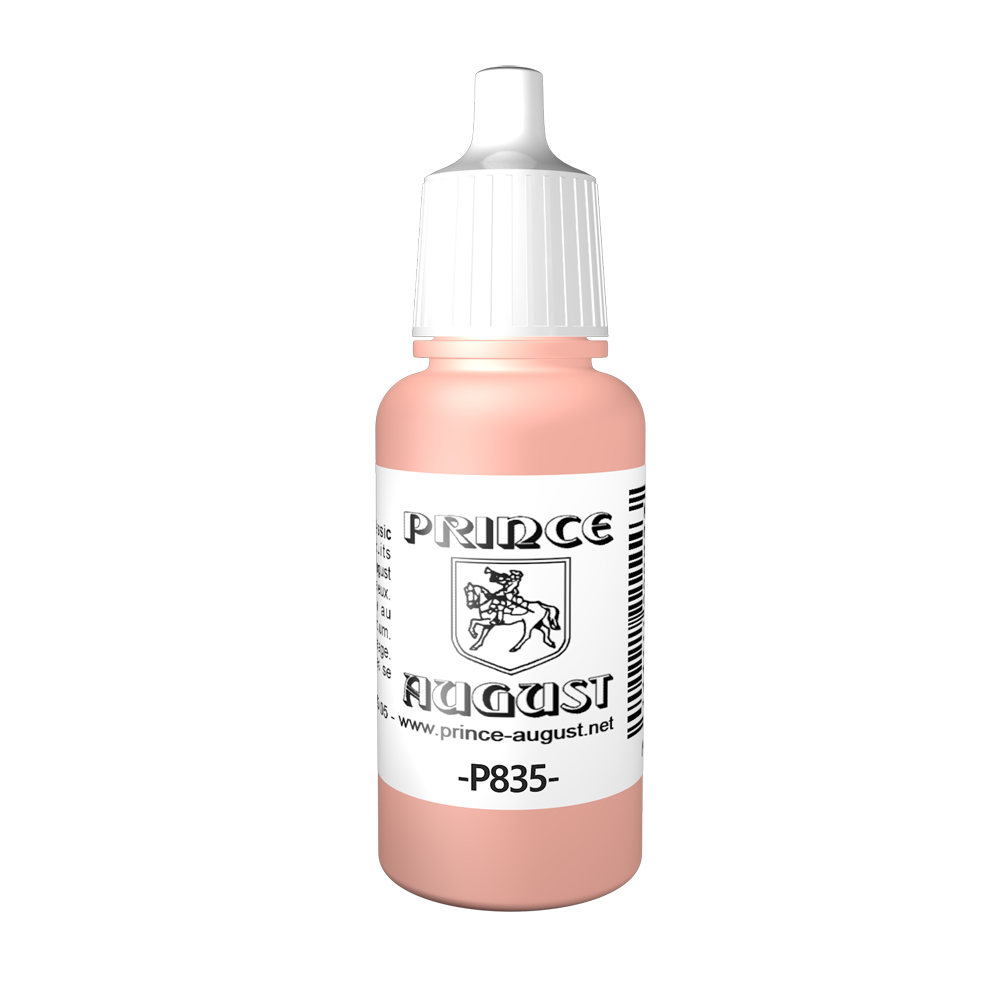 Peinture acrylique Prince August Classic - flacon 17 ml - 37 - Rose Saumon
