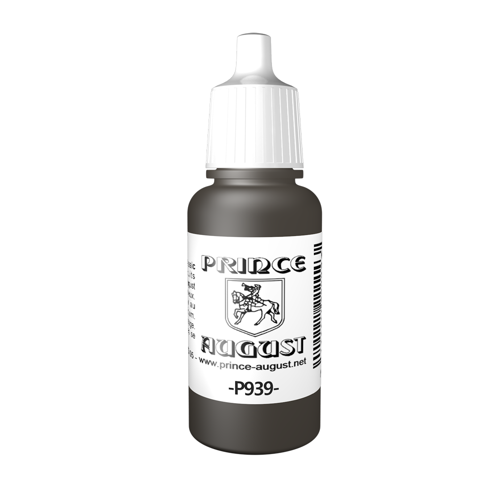 Peinture acrylique Prince August Classic - flacon 17 ml - 181 - Fumée