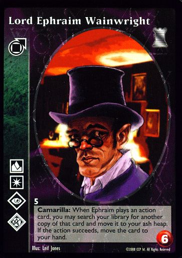 Lord Ephraim Wainwright [KoT set] - VTES CCG - Vampire:The Eternal Struggle - Keepers of Tradition - Anglais (EN) - OCCASION