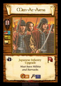 Man-at-Arms (Japanese) [Nautical] ENG - Age of Empires: Expandable Card Game